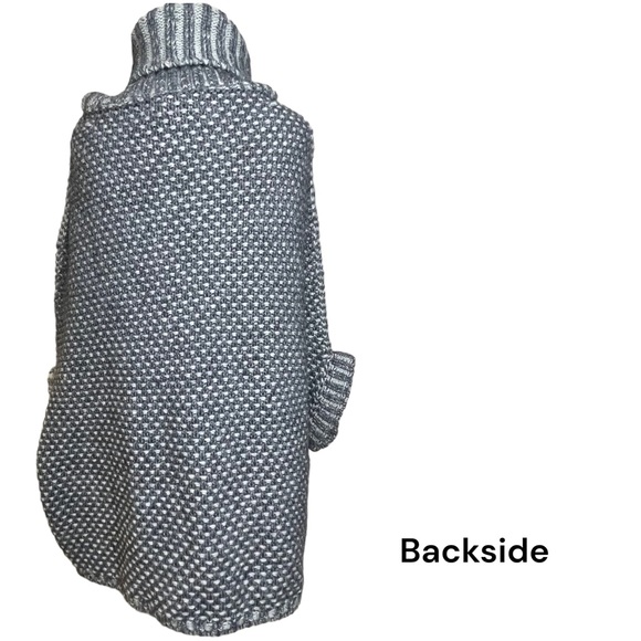 Kemailu Chunky Cowl Neck Wool/Alpaca Sweater ITALY Lagenlook Oversized Size L - Picture 11 of 15